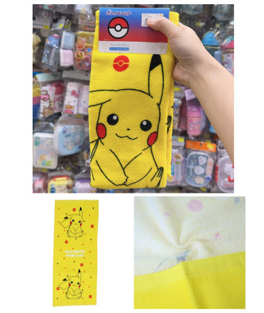 🇯🇵日本直送🇯🇵 Pokemon 精靈寶可夢比卡超長毛巾