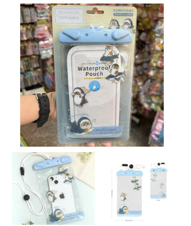 🇯🇵日本直送🇯🇵 Mofusan鯊魚貓 防水觸控電話袋