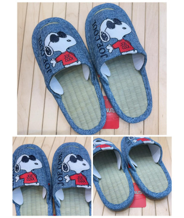 🇯🇵日本直送🇯🇵  Snoopy 家居成人蓆質拖鞋...