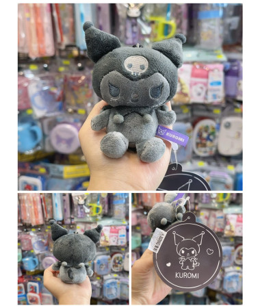 🇯🇵日本直送🇯🇵  Kuromi 炭色毛公仔匙扣