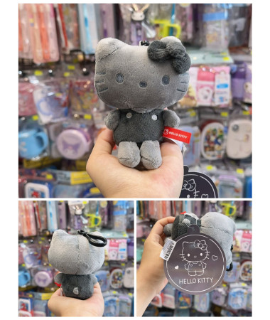 🇯🇵日本直送🇯🇵  Hello Kitty 炭色毛公仔匙扣