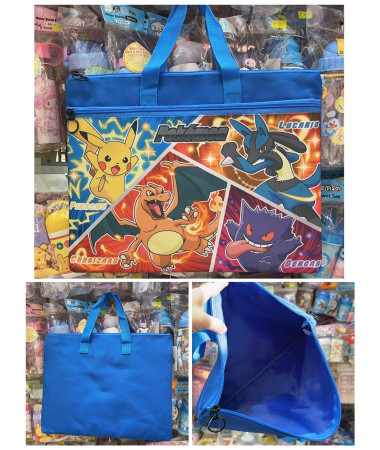 Pokemon 比卡超手挽文件袋/功課袋