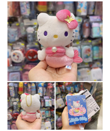 🇯🇵日本直送🇯🇵 Hello Kitty 人魚毛公仔匙扣