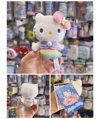 🇯🇵日本直送🇯🇵 Hello Kitty 人魚毛公仔匙扣