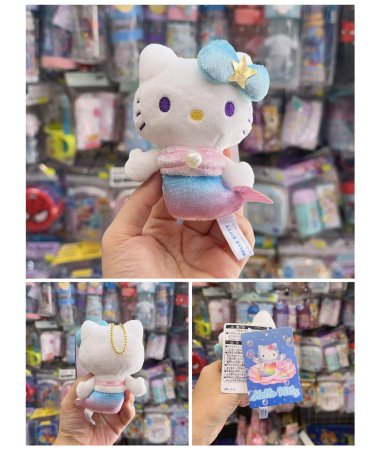 🇯🇵日本直送🇯🇵 Hello Kitty 人魚毛公仔匙扣