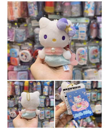 🇯🇵日本直送🇯🇵 Hello Kitty 人魚毛公仔匙扣