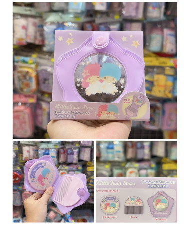 Little Twin Stars 化妝鏡連梳套裝