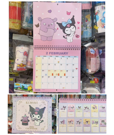 Kuromi  2026 年掛曆