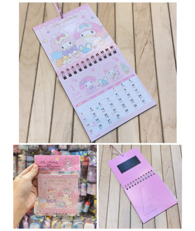 My Melody 2026年迷你掛曆
