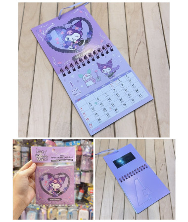 Kuromi 2026年迷你掛曆