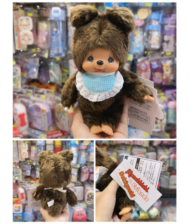 Monchhichi 朋友小黑熊毛公仔