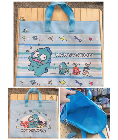 水怪 手挽功課袋/文件袋