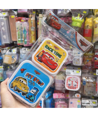 Cars 車王零食盒/小食盒/餐盒(一套2個不同大小)