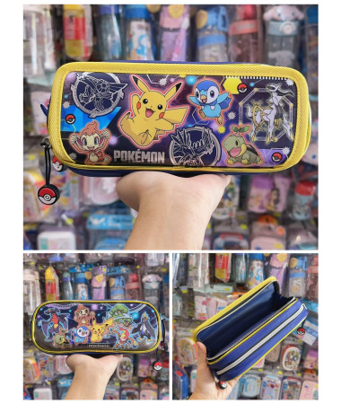 Pokemon 比卡超雙拉鍊筆袋