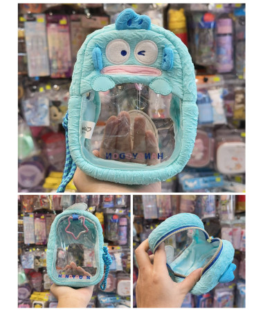 水怪公仔收納包/痛袋連爬山扣
