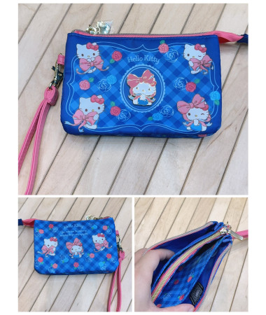 Hello Kitty 多用途雙拉鍊包