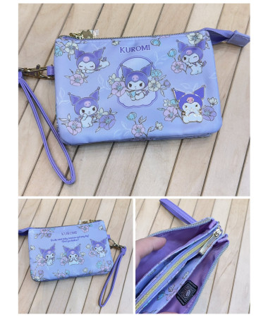 Kuromi  多用途雙拉鍊包