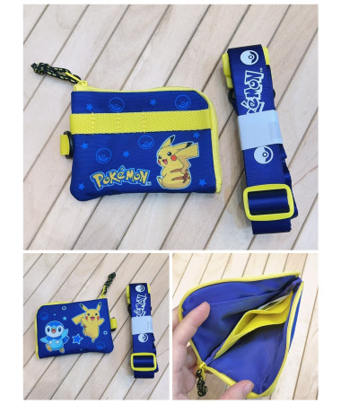 比卡超銀包散銀包連斜孭帶