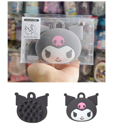🇯🇵日本直送🇯🇵 Kuromi 矽膠清潔頭皮刷 洗髮刷...