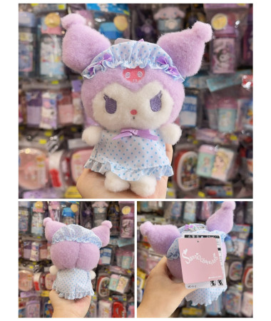 🇯🇵日本直送🇯🇵 Kuromi 睡衣造型毛公仔匙扣