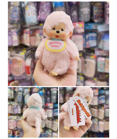 🇯🇵日本直送🇯🇵 Monchhichi 粉紅色毛公仔匙扣