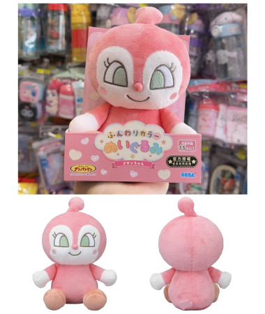 🇯🇵日本直送🇯🇵 麵包超人細菌妹妹(紅精靈)毛公仔