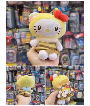 🇯🇵日本直送🇯🇵 Hello Kitty 蜜蜂造型毛公仔匙扣