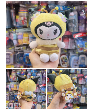 🇯🇵日本直送🇯🇵 Kuromi 蜜蜂造型毛公仔匙扣