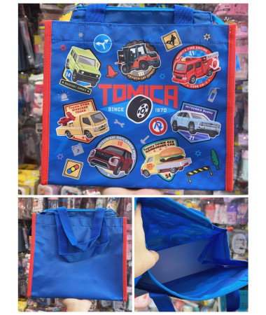 Tomica 手挽小食袋(有拉鍊及內有水樽專用格)