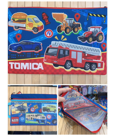 Tomica F4布質拉鍊文件功課袋連手挽帶