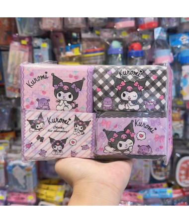 🇯🇵日本直送🇯🇵 Kuromi 口袋紙巾(一套8包)