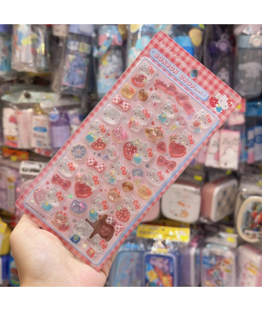 🇯🇵日本直送🇯🇵 Hello Kitty 立體貼紙