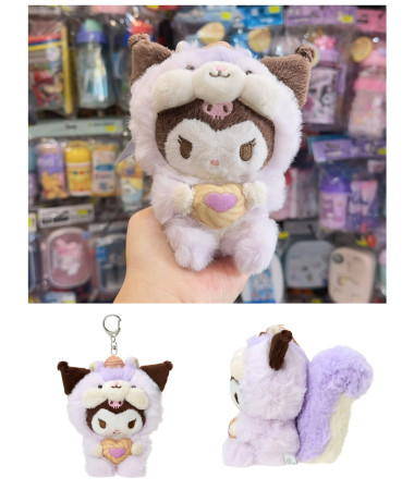 🇯🇵日本直送🇯🇵 Kuromi 可愛松鼠系列毛公仔匙扣