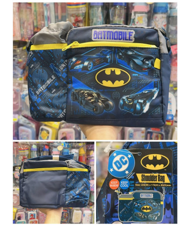 Batman 斜孭小食袋/食物袋連保冷保溫水樽位