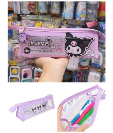 🇯🇵日本直送🇯🇵 Kuromi 透明拉鍊筆袋