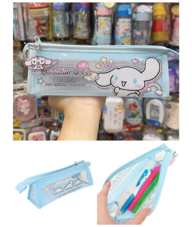 🇯🇵日本直送🇯🇵 Cinnamoroll 玉桂狗透明拉鍊筆袋