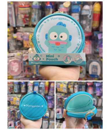 水怪圓形收納拉鍊袋連匙扣