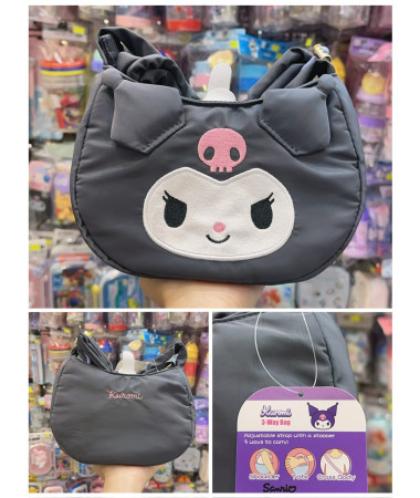 Kuromi 多用途手挽斜孭袋
