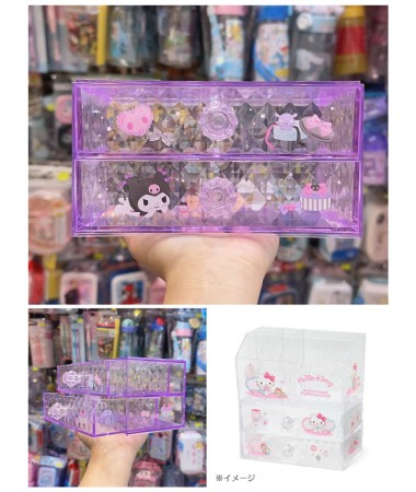 🇯🇵日本直送🇯🇵 Kuromi 儲物櫃連櫃桶(可疊起)