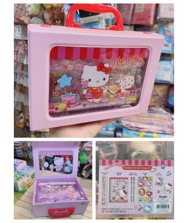 Hello Kitty  手挽盒連文具套裝