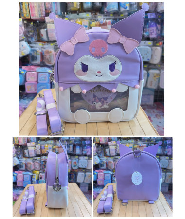 Kuromi 兩用斜孭袋/背囊背包