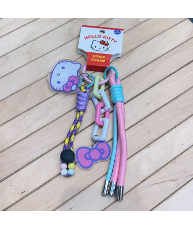 🇯🇵日本直送🇯🇵 Hello Kitty 彩色四連吊飾鎖匙扣