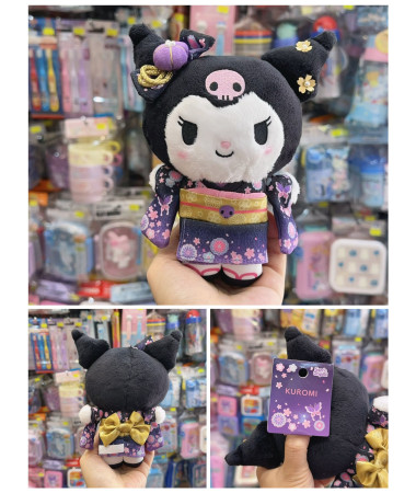 🇯🇵日本直送🇯🇵 Kuromi 和服造型毛公仔匙扣