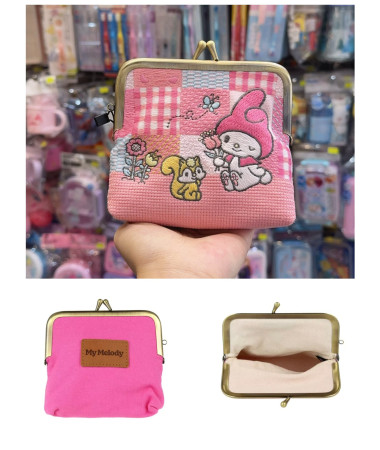 🇯🇵日本直送🇯🇵 My Melody 日式刺繡收納啪包