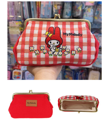🇯🇵日本直送🇯🇵 My Melody 日式長型刺繡收納啪包