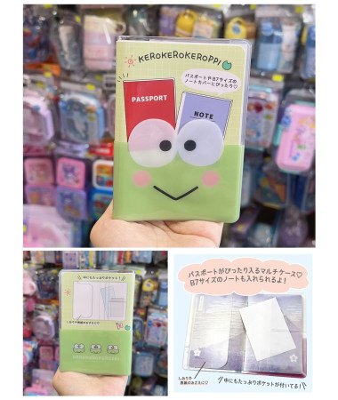 🇯🇵日本直送🇯🇵 Keroppi 青蛙 B7 護照套...
