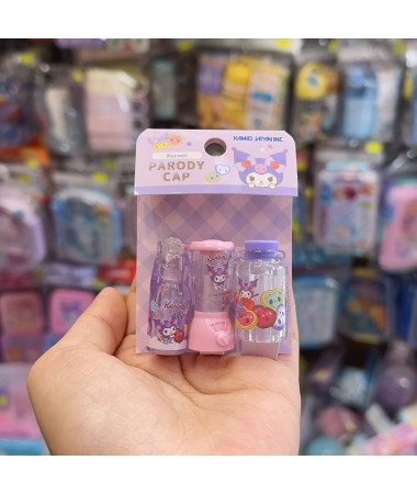 🇯🇵日本直送🇯🇵 Kuromi 立體造型筆套(一套3個)