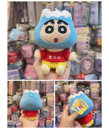 🇯🇵日本直送🇯🇵 蠟筆小新富士山毛公仔匙扣