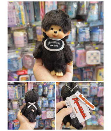🇯🇵日本直送🇯🇵 Monchhichi 黑色毛公仔匙扣