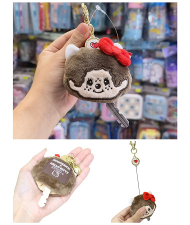 🇯🇵日本直送🇯🇵 Monchhichi 拉彈伸縮鎖匙扣